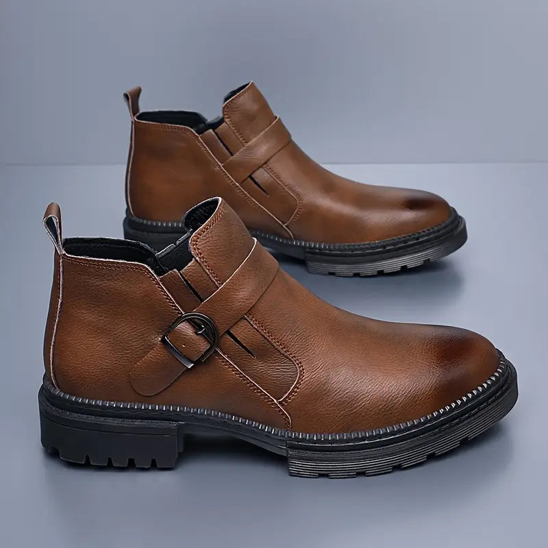 Mick | Leren Ranger Stijl Herenschoenen