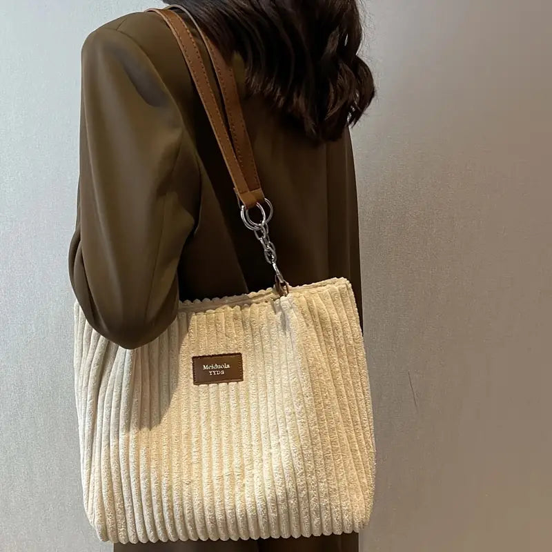 Jenna™ | Elegante Corduroy Tas