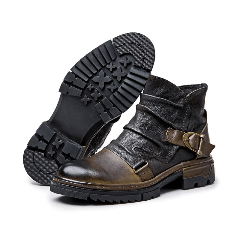 Michael | Leren Biker Laarzen