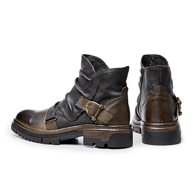 Michael | Leren Biker Laarzen