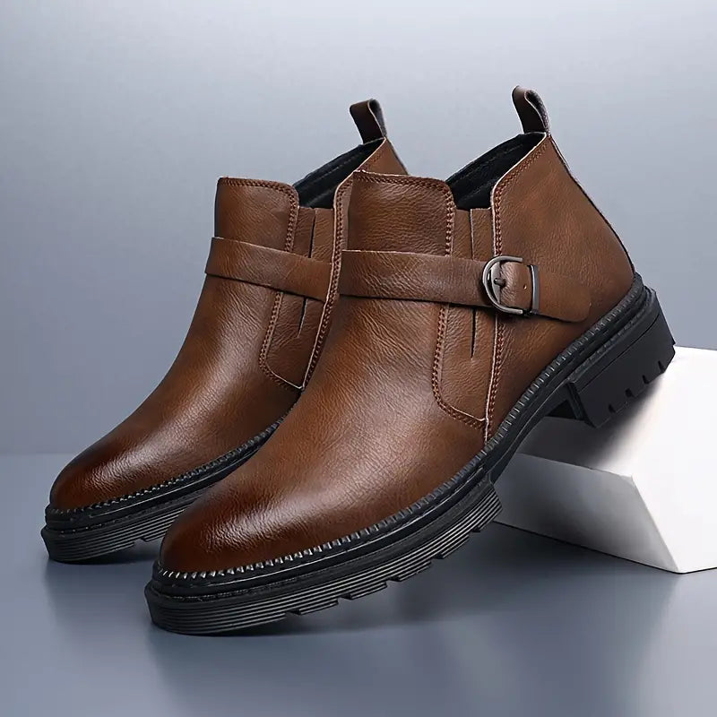 Mick | Leren Ranger Stijl Herenschoenen
