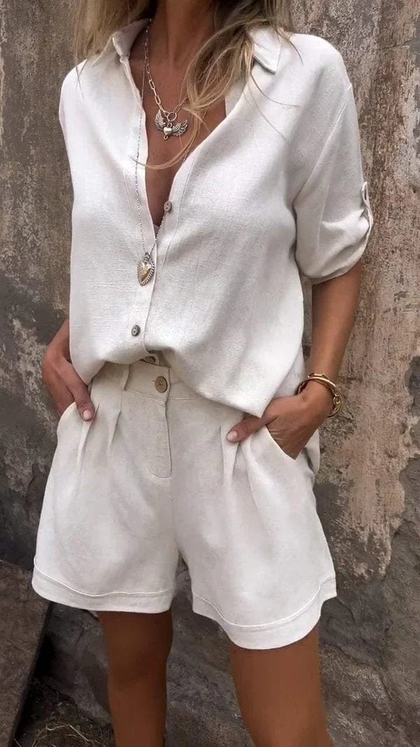 Ysanne™|Linnen en Katoenen Zomerset
