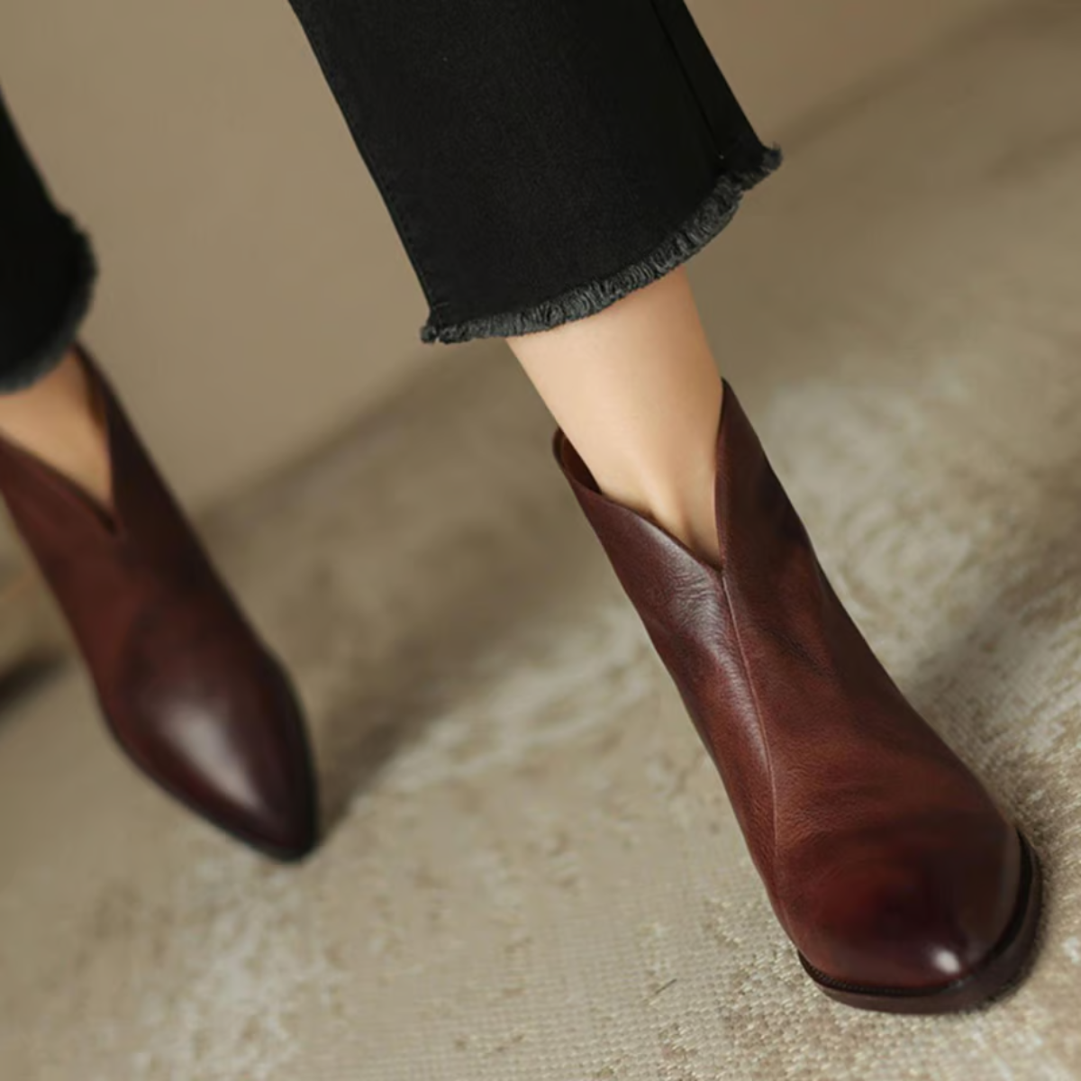 Elaine - Elegante Enkellaarsjes voor Dames