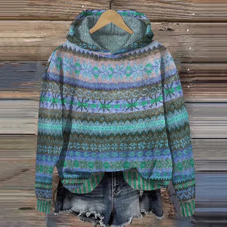 Pauline™ - Gebreide Vintage Hoodie
