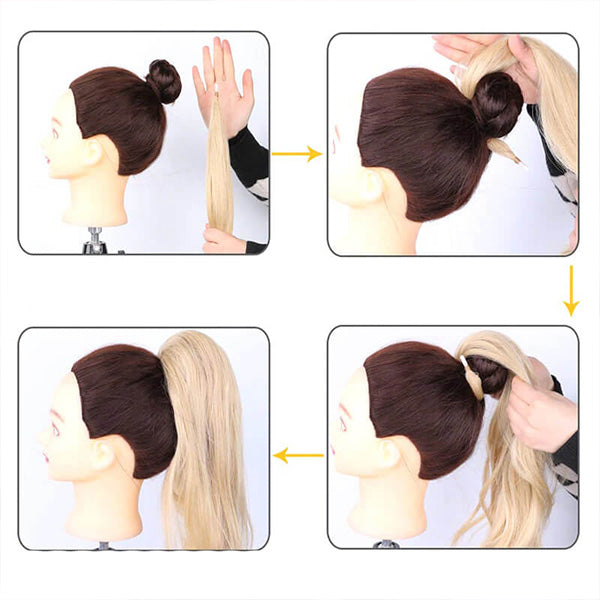 FinnCharm DuoPony™ Dubbele Paardenstaart Extensions (1+1 Gratis!)