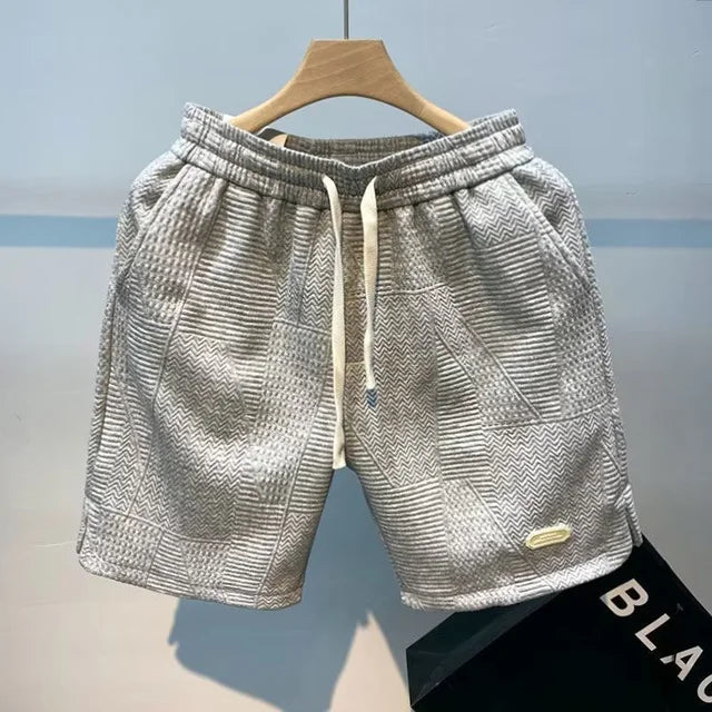 Carlo - Elegante Herringbone Shorts voor Heren