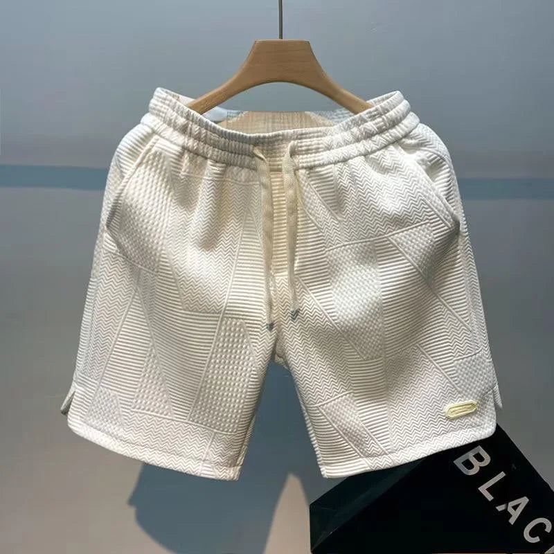 Carlo - Elegante Herringbone Shorts voor Heren