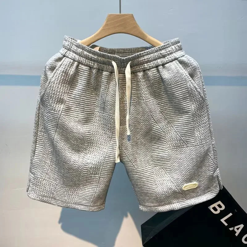 Carlo - Elegante Herringbone Shorts voor Heren