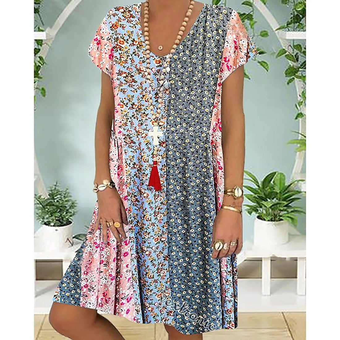 Daisy™ - Kleurrijke Bloemenprint