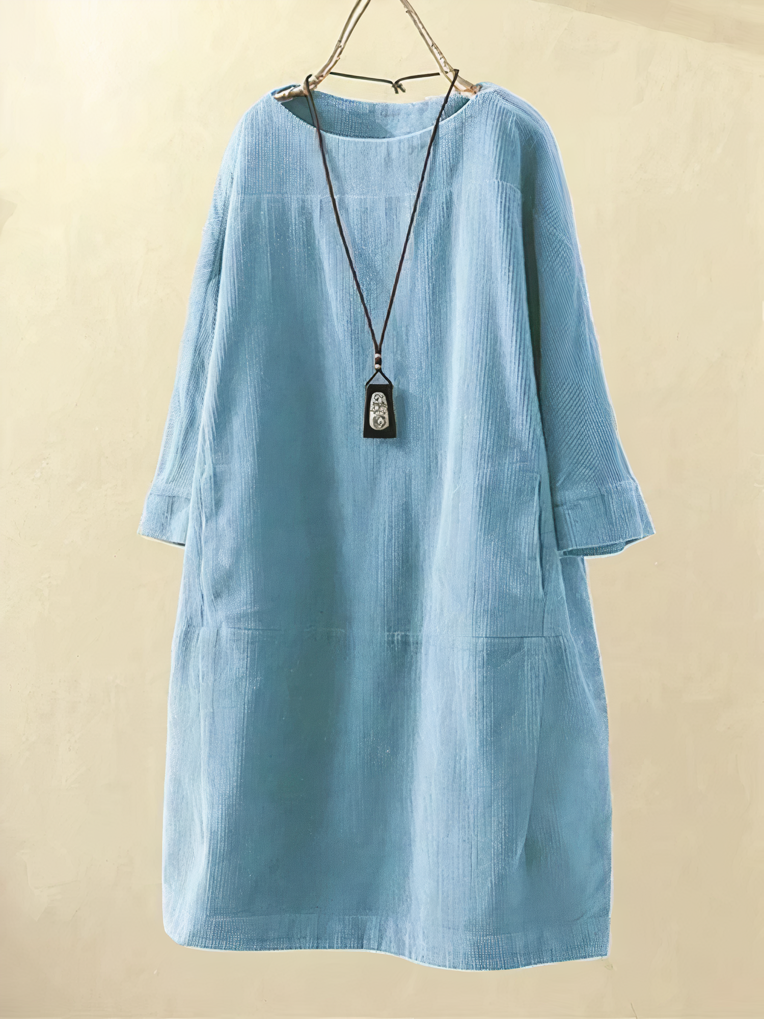 JOSE | Tijdloze Corduroy Midi-Jurk