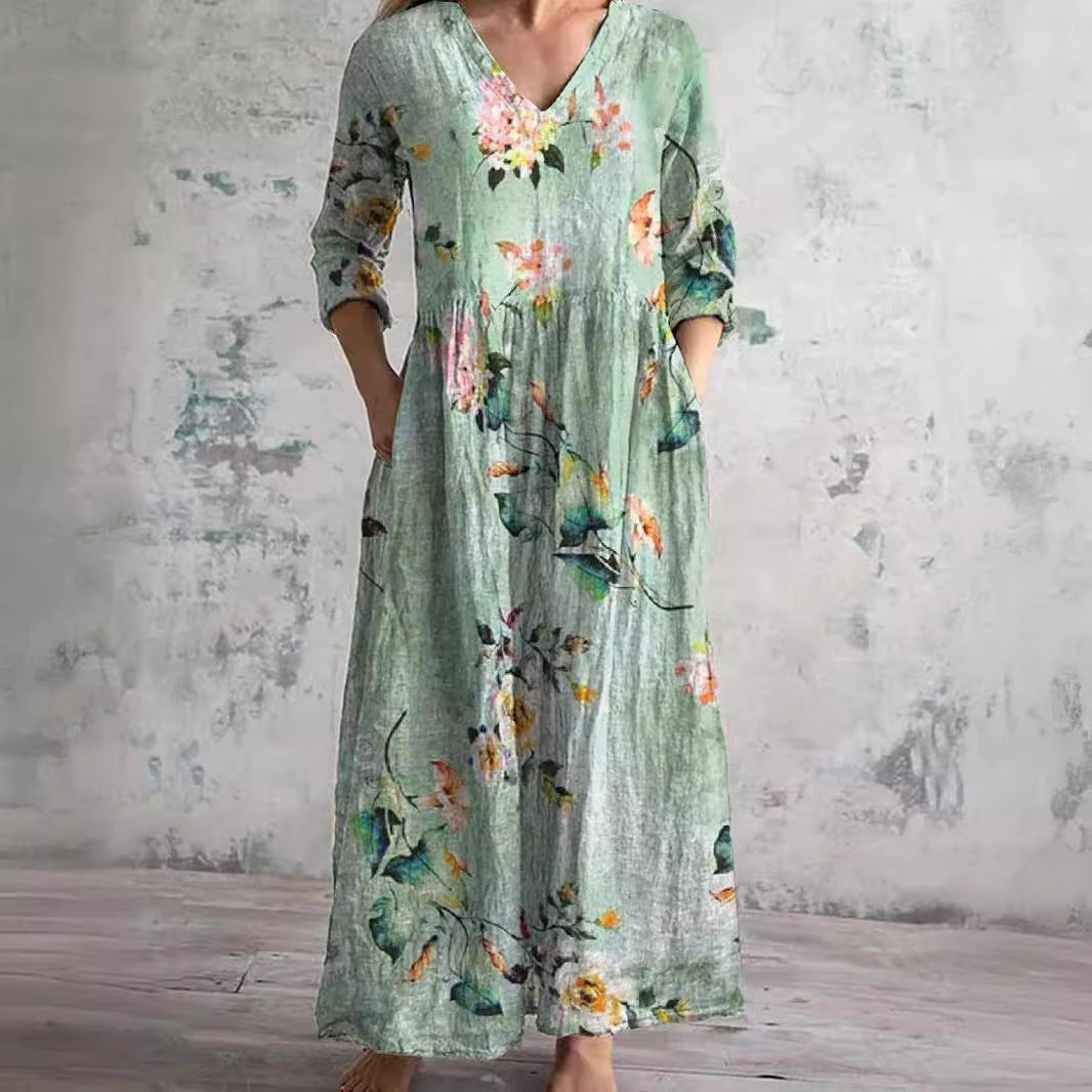 Aliyah™ - Stijlvolle Bloemen Jurk
