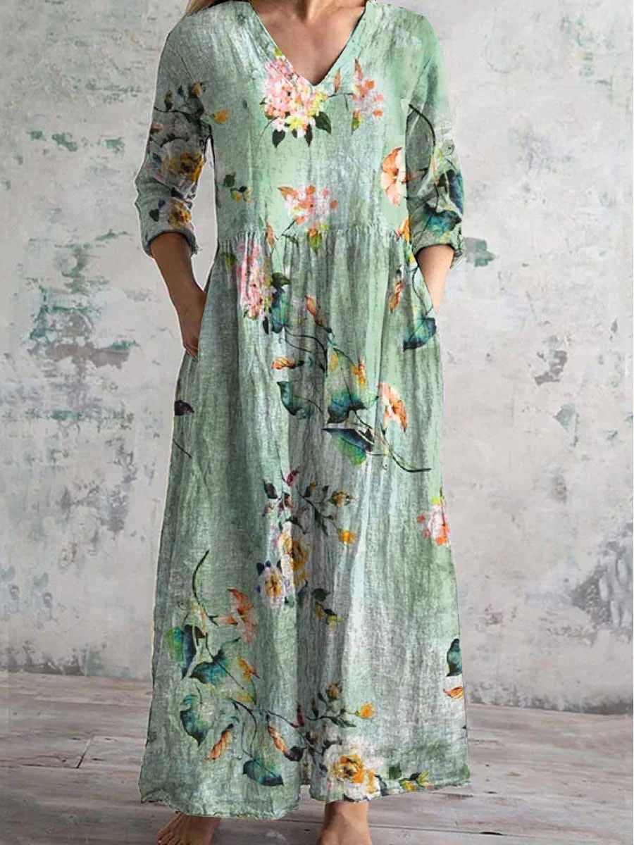 Aliyah™ - Stijlvolle Bloemen Jurk