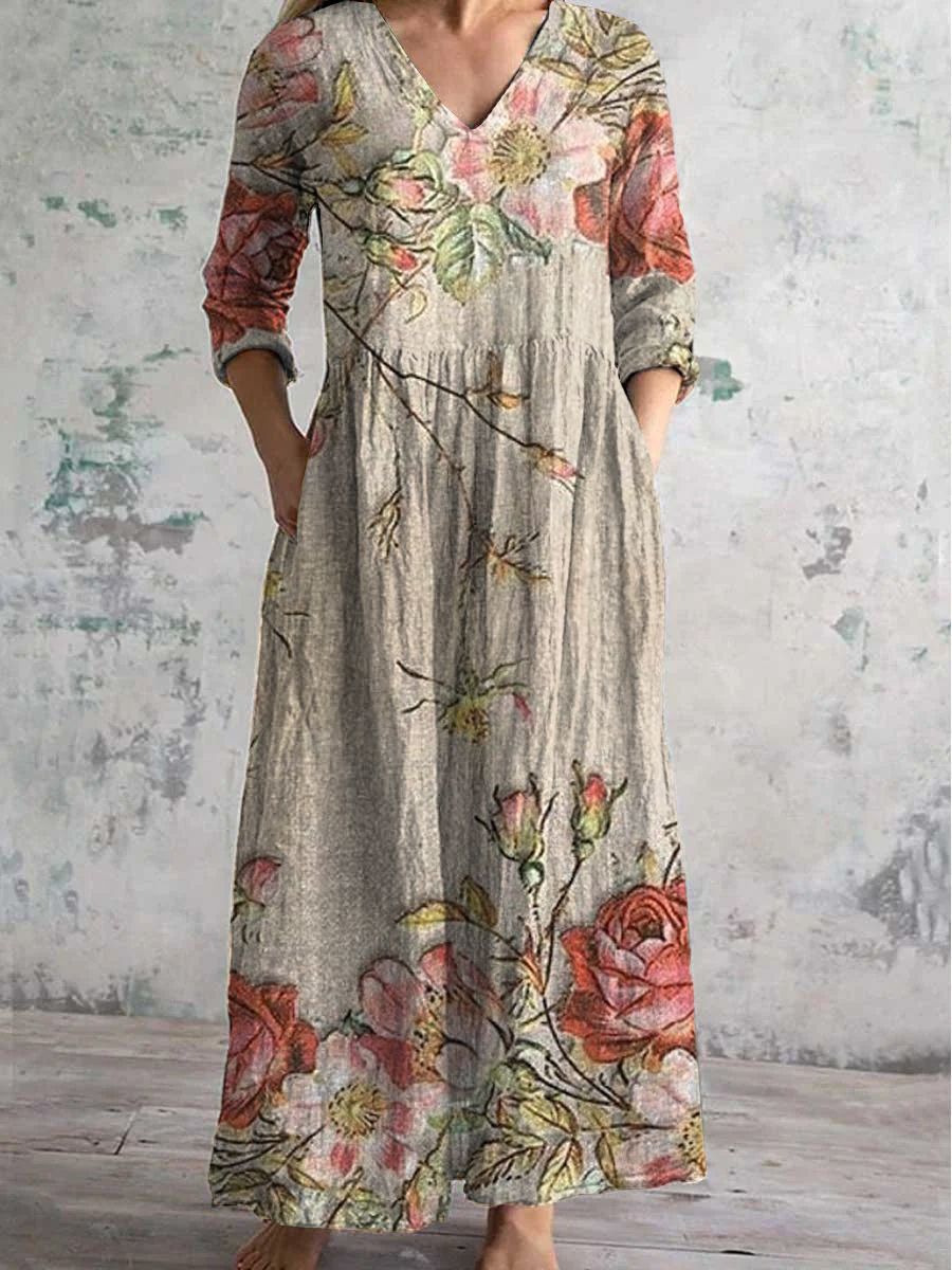 Aliyah™ - Stijlvolle Bloemen Jurk