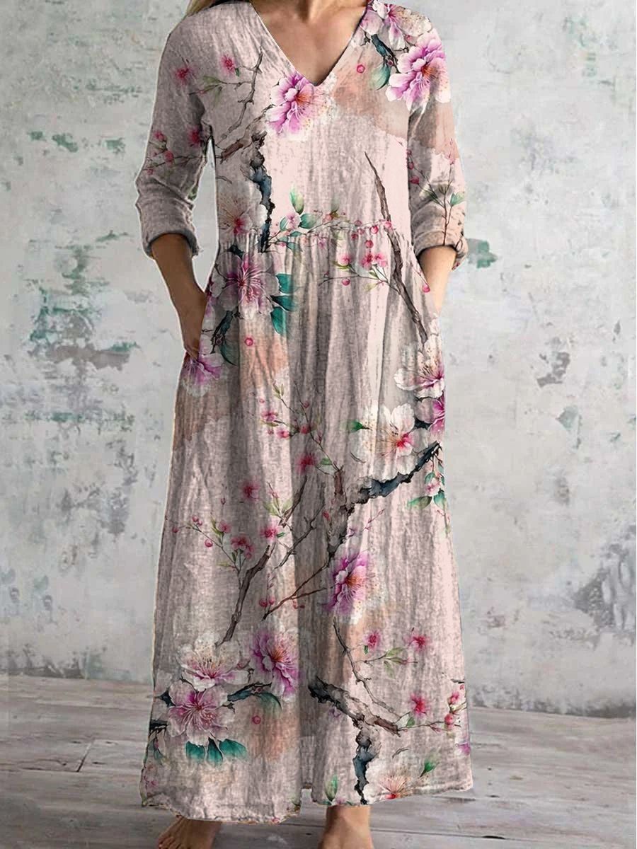 Aliyah™ - Stijlvolle Bloemen Jurk
