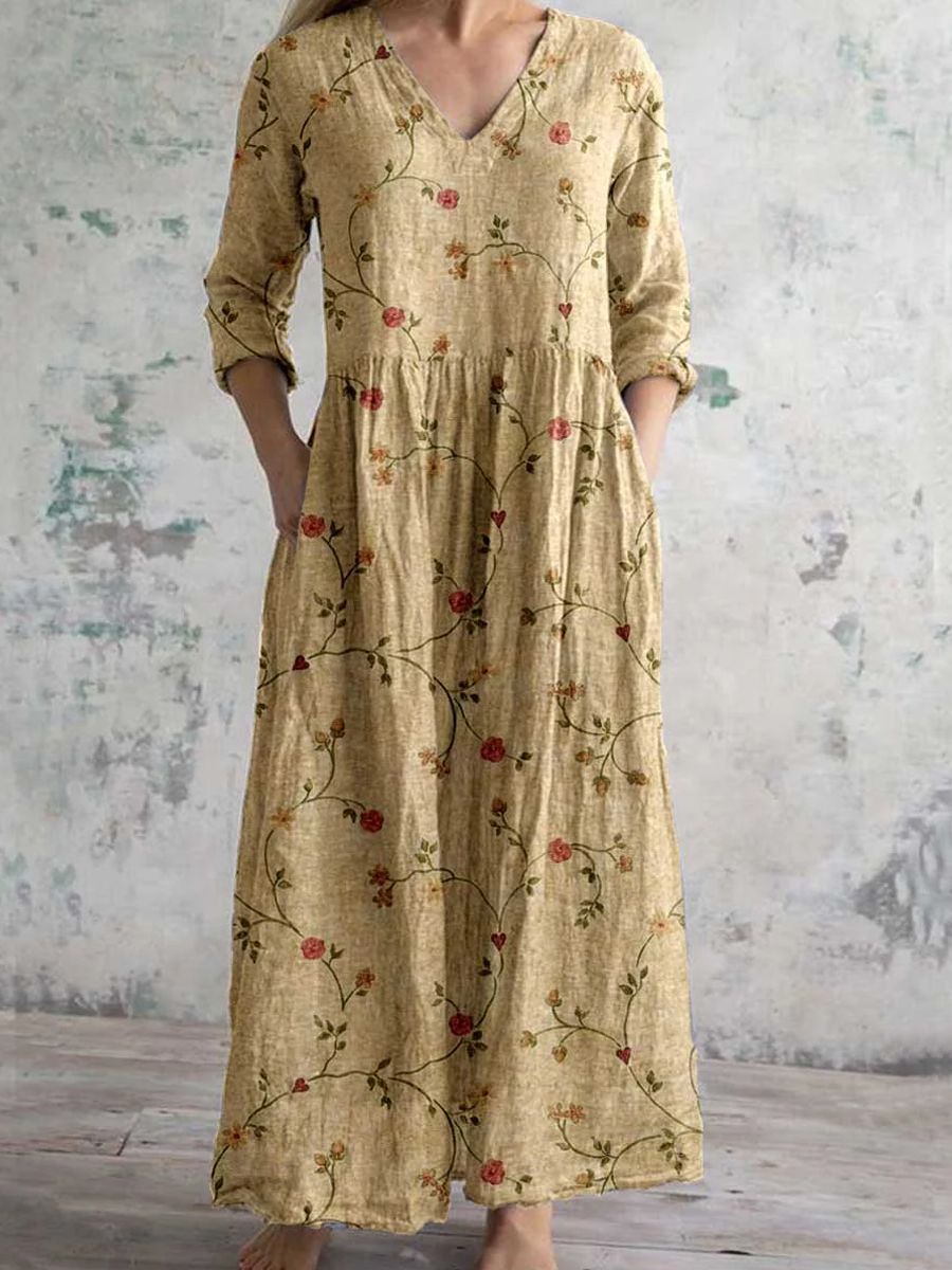 Aliyah™ - Stijlvolle Bloemen Jurk