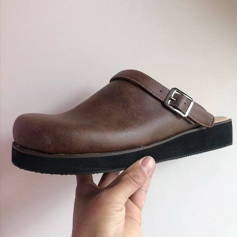 Jules | Orthopedische Leren Pantoffels