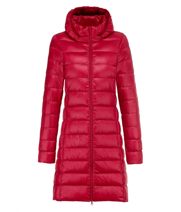 Claire | Ultralichte Lange Winterjas