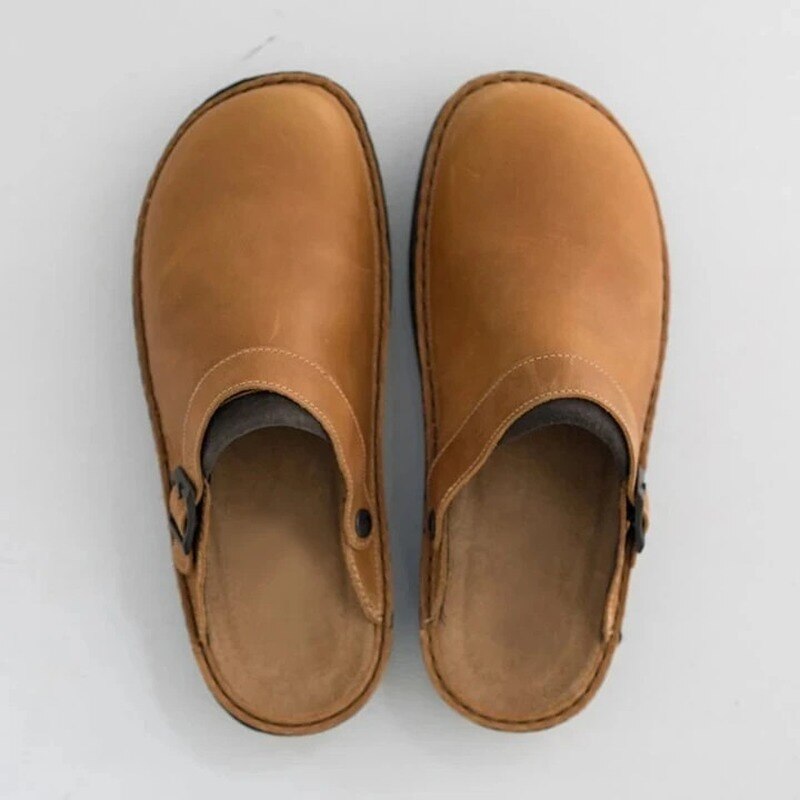 Jules | Orthopedische Leren Pantoffels