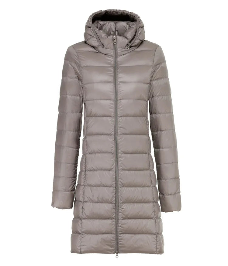 Claire | Ultralichte Lange Winterjas