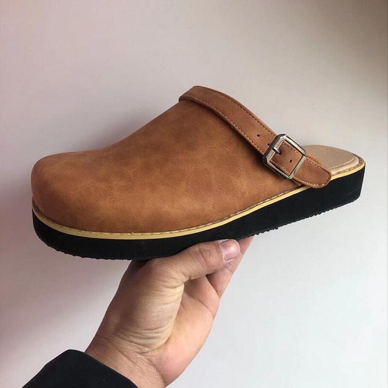Jules | Orthopedische Leren Pantoffels