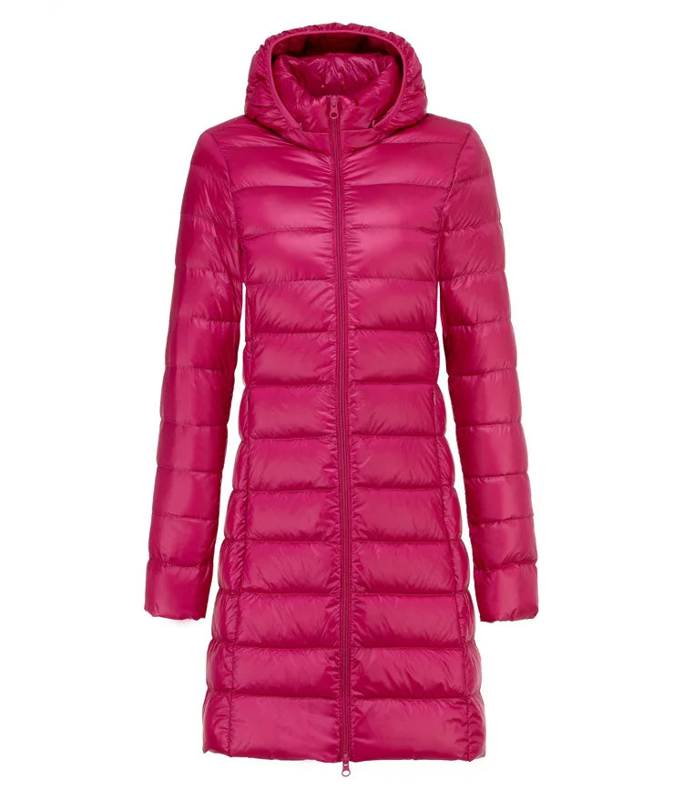 Claire | Ultralichte Lange Winterjas