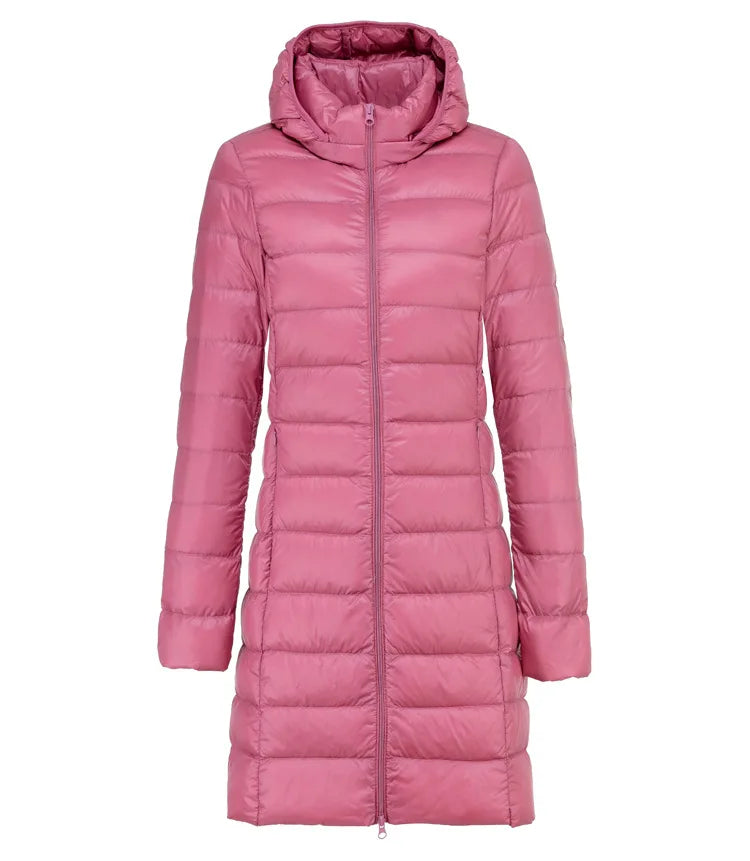 Claire | Ultralichte Lange Winterjas