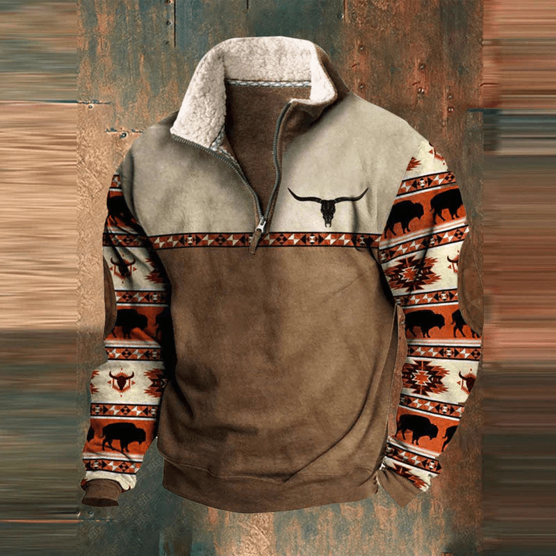 Khalil™- Trui met kwartsrits