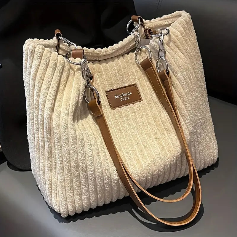 Jenna™ | Elegante Corduroy Tas