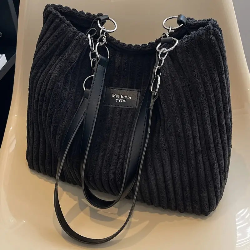Jenna™ | Elegante Corduroy Tas