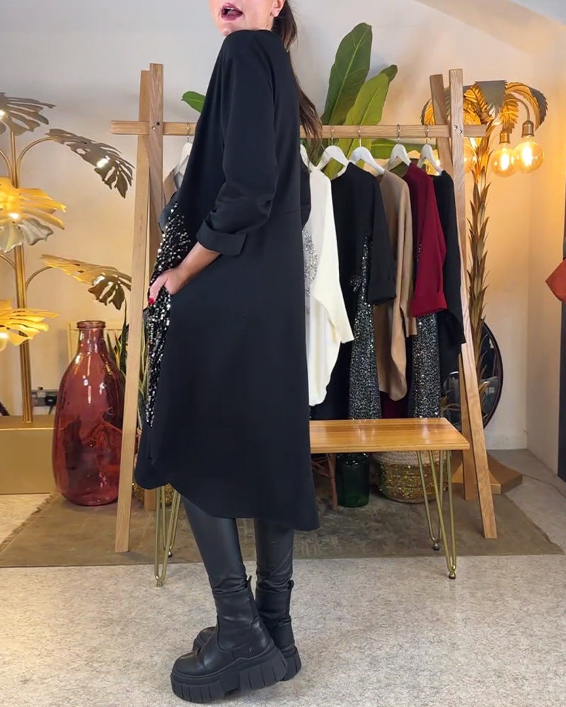 Lucia | Luxe Pailletten Maxi Jurk