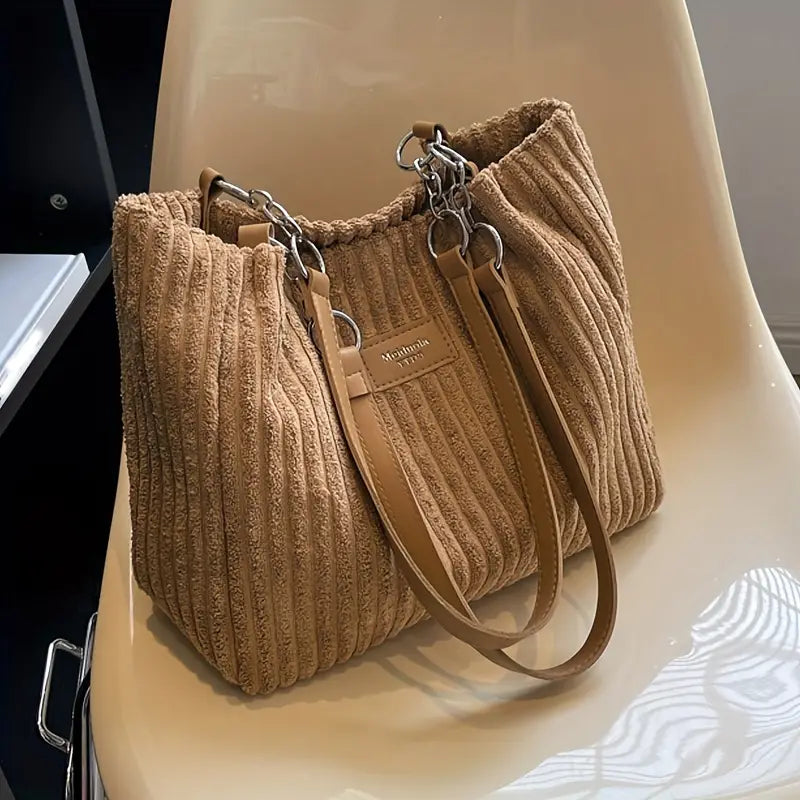 Jenna™ | Elegante Corduroy Tas