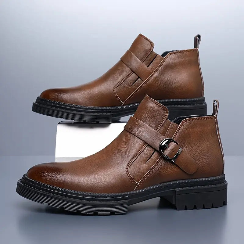 Mick | Leren Ranger Stijl Herenschoenen