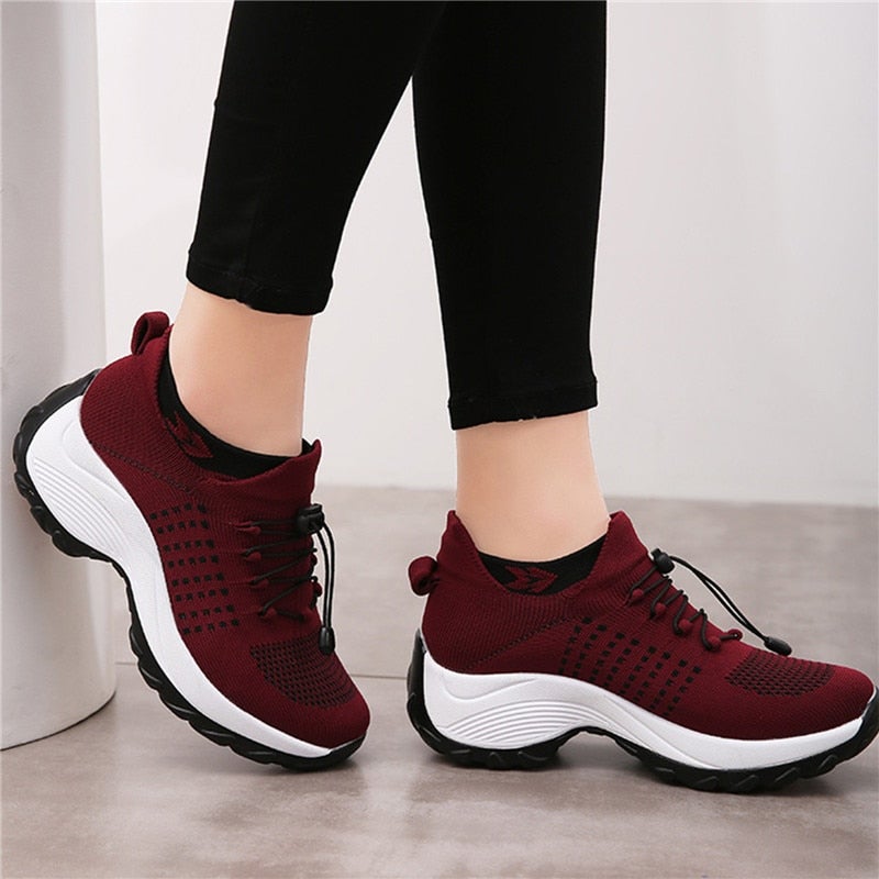 SoleRelief™️ | Stijlvolle en Ademende Mesh Sneakers voor Dames
