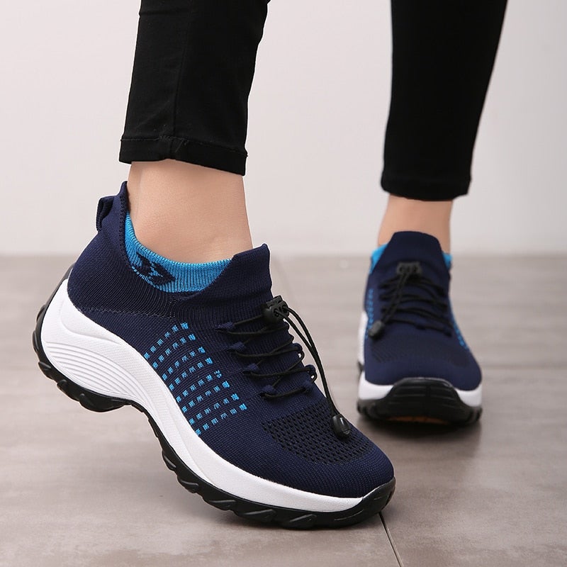 SoleRelief™️ | Stijlvolle en Ademende Mesh Sneakers voor Dames