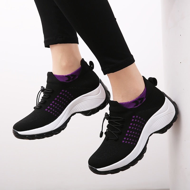SoleRelief™️ | Stijlvolle en Ademende Mesh Sneakers voor Dames