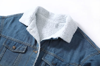 Lena | Denim Jas met Wolvoering voor Dames