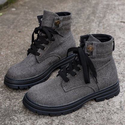 Elara | Veterschoenen van Denim voor Dames