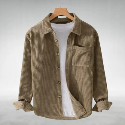 Bas™ - Corduroy Overhemd met Knoopsluiting