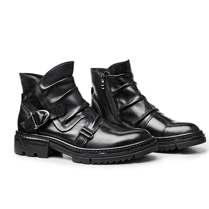 Michael | Leren Biker Laarzen