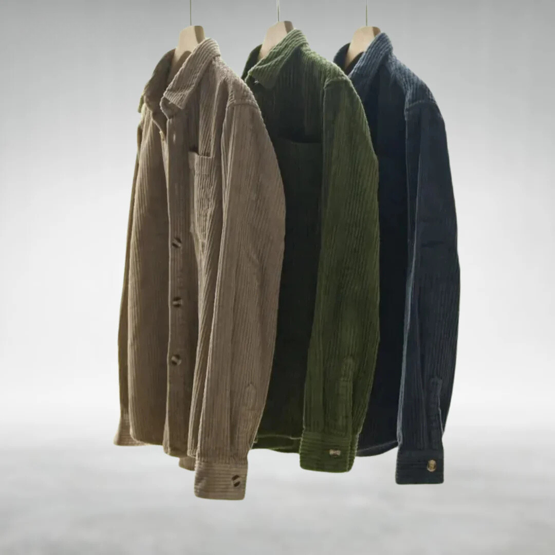 Bas™ - Corduroy Overhemd met Knoopsluiting