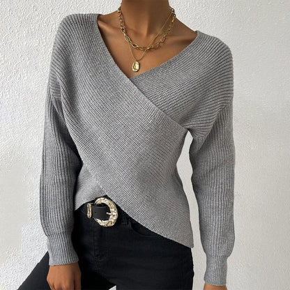 Niamy™ - Elegante V-hals Trui