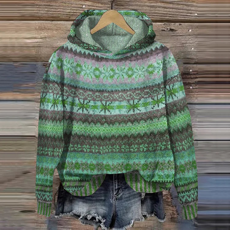 Pauline™ - Gebreide Vintage Hoodie