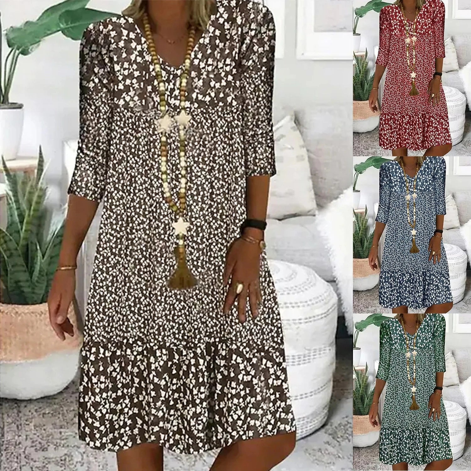 Evelyn™ - Vintage Bloemenprint