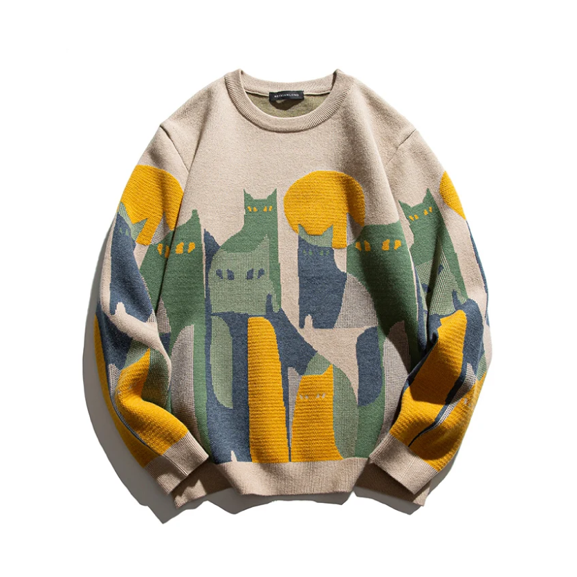 Luna™ | Trui met Maan Kat Design