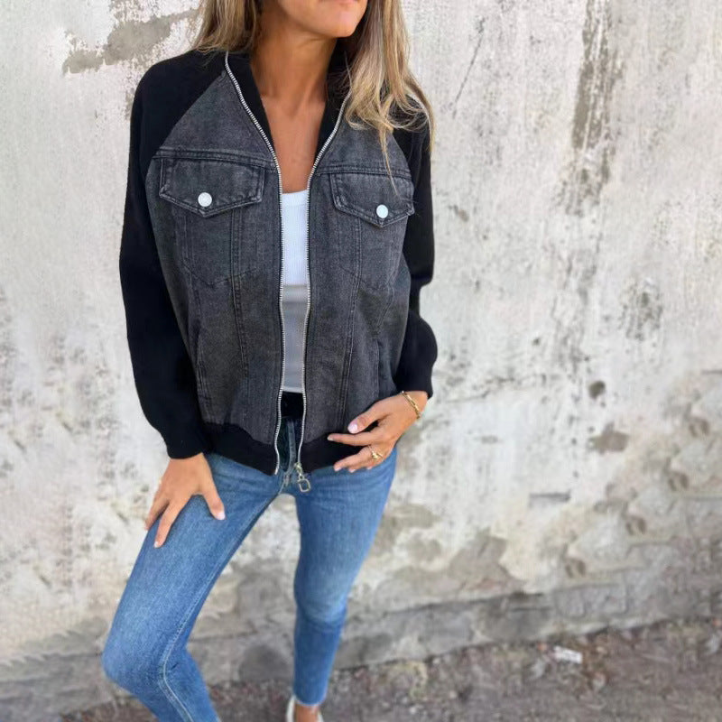 Kyla | Casual Spijkerjas met Patchwork voor Dames