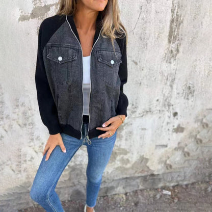 Kyla | Casual Spijkerjas met Patchwork voor Dames