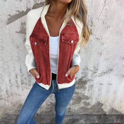 Kyla | Casual Spijkerjas met Patchwork voor Dames