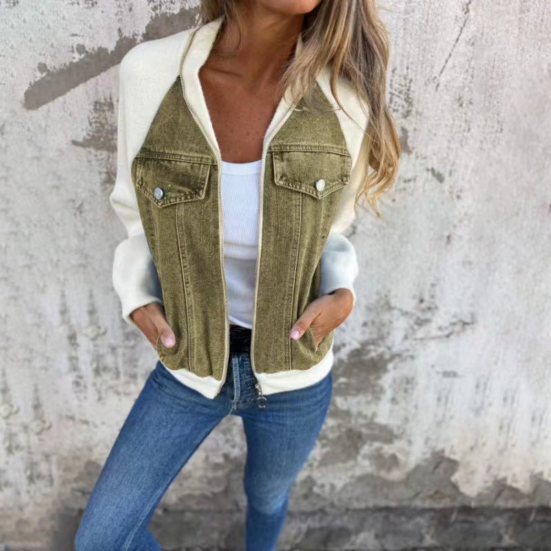 Kyla | Casual Spijkerjas met Patchwork voor Dames