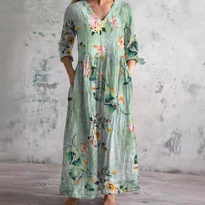 Aliyah™ - Stijlvolle Bloemen Jurk