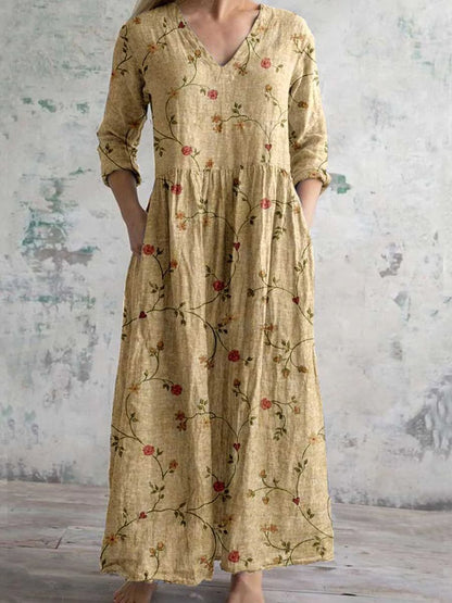 Aliyah™ - Stijlvolle Bloemen Jurk